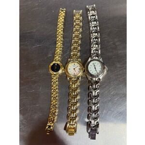Citizen & Rumours Watch Lot Women Gold Silver Vintage Quartz Analog 3pc Set